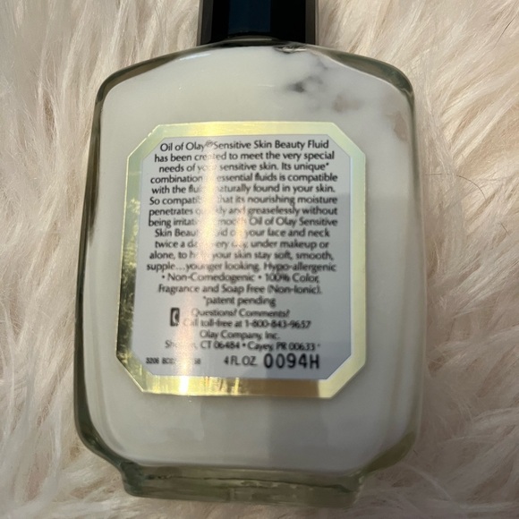 Vintage Olay Oil Of Olay Original Beauty Fluid Lotion 4 oz. Glass Bottle New Box - Picture 5 of 5
